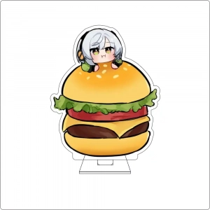 Anime zenless Zone Zero Cosplay Cute Acrylic Figure Stand Plate Anby Demara Ornaments Custom Charm Phone Personalized, Keychain, Mô Hình Đứng Standee Anime, In 2 Mặt, Cao 6cm, Trang Trí Decor Bàn Học, Balo