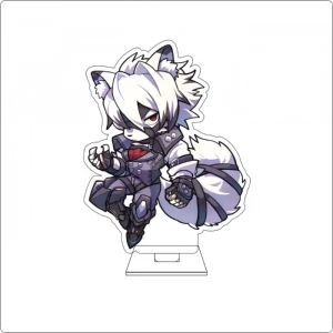 Anime zenless Zone Zero Cosplay Cute Acrylic Figure Stand Plate Von Lycaon Ornaments Custom Charm Phone Personalized, Keychain, Mô Hình Đứng Standee Anime, In 2 Mặt, Cao 6cm, Trang Trí Decor Bàn Học, Balo