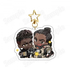 Apex Legends Chibi Acrylic Stand Keychain Printed Wraith Octane Pathfinder Bloodhound Custom Charm Phone Personalized, Keychain, Mô Hình Đứng Standee Anime, In 2 Mặt, Cao 6cm, Trang Trí Decor Bàn Học, Balo