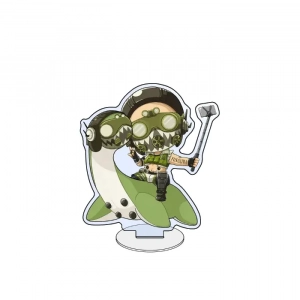 Apex Legends Wraith Acrylic Stand Keychain Chibi Riding Nessie Ver Game Character Custom Charm Phone Personalized, Keychain, Mô Hình Đứng Standee Anime, In 2 Mặt, Cao 6cm, Trang Trí Decor Bàn Học, Balo