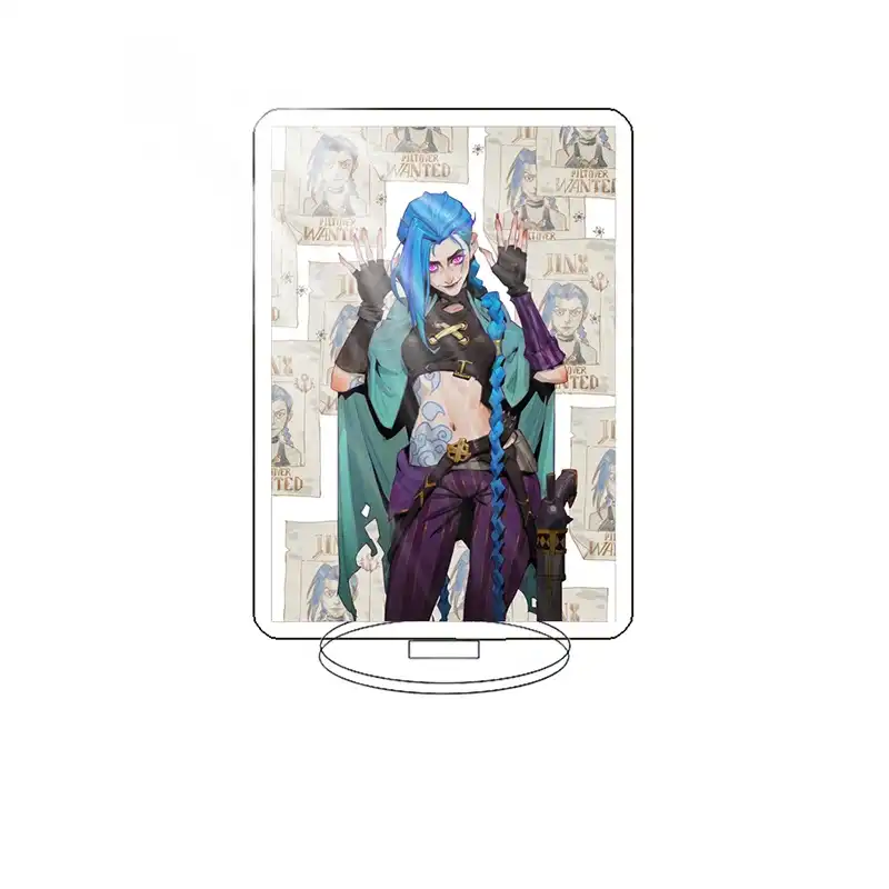 Arcane League Of Legends Jinx Vi Anime Acrylic Stand Model Plate Keychain Desk Decoration Custom Charm Phone Personalized, Keychain, Mô Hình Đứng Standee Anime, In 2 Mặt, Cao 6cm, Trang Trí Decor Bàn Học, Balo 3 Arcane League Of Legends Jinx Vi Anime Acrylic Stand Model Plate Keychain Desk Decoration Custom Charm Phone Personalized, Keychain, Mô Hình Đứng Standee Anime, In 2 Mặt, Cao 6cm, Trang Trí Decor Bàn Học, Balo - Ảnh 3