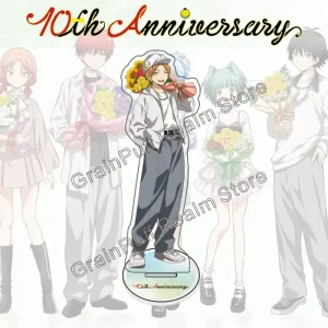 Assassination Classroom 10th Anniversary Limited Edition Acrylic Stand Set Korosensei Nagisa Custom Charm Phone Personalized, Keychain, Mô Hình Đứng Standee Anime,  In 2 Mặt, Cao 6cm, Trang Trí Decor Bàn Học, Balo
