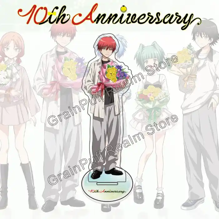 Assassination Classroom 10th Anniversary Limited Edition Acrylic Stand Set Korosensei Nagisa Custom Charm Phone Personalized, Keychain, Mô Hình Đứng Standee Anime, In 2 Mặt, Cao 6cm, Trang Trí Decor Bàn Học, Balo 3 Assassination Classroom 10th Anniversary Limited Edition Acrylic Stand Set Korosensei Nagisa Custom Charm Phone Personalized, Keychain, Mô Hình Đứng Standee Anime, In 2 Mặt, Cao 6cm, Trang Trí Decor Bàn Học, Balo - Ảnh 3