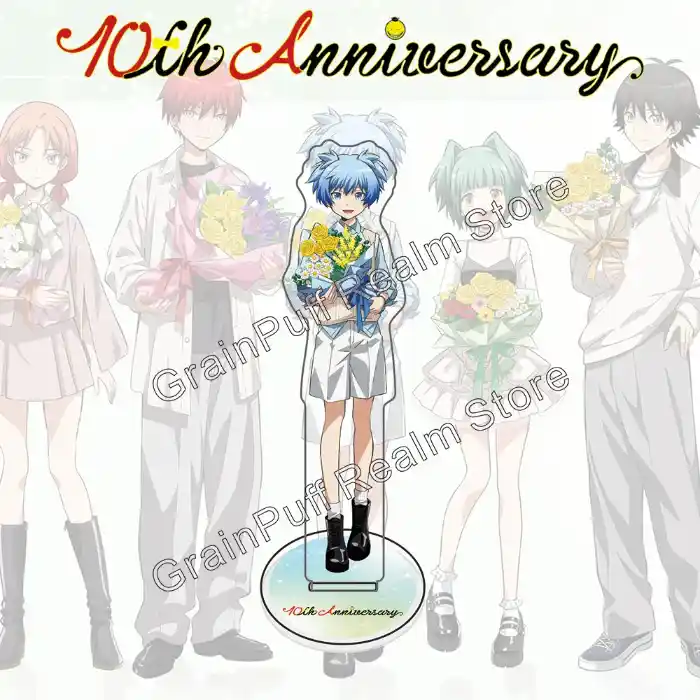 Assassination Classroom 10th Anniversary Limited Edition Acrylic Stand Set Korosensei Nagisa Custom Charm Phone Personalized, Keychain, Mô Hình Đứng Standee Anime, In 2 Mặt, Cao 6cm, Trang Trí Decor Bàn Học, Balo 4 Assassination Classroom 10th Anniversary Limited Edition Acrylic Stand Set Korosensei Nagisa Custom Charm Phone Personalized, Keychain, Mô Hình Đứng Standee Anime, In 2 Mặt, Cao 6cm, Trang Trí Decor Bàn Học, Balo - Ảnh 4