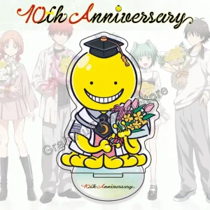Assassination Classroom Korosensei Chibi Q-version Acrylic Stand | 10th Anniversary Limited Custom Charm Phone Personalized, Keychain, Mô Hình Đứng Standee Anime,  In 2 Mặt, Cao 6cm, Trang Trí Decor Bàn Học, Balo