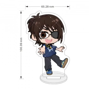 Attack On Titan Acrylic Stand Figure Eren Levi Mikasa Armin Hange Chibi Character Model Plate Custom Charm Phone Personalized, Keychain, Mô Hình Đứng Standee Anime, In 2 Mặt, Cao 6cm, Trang Trí Decor Bàn Học, Balo