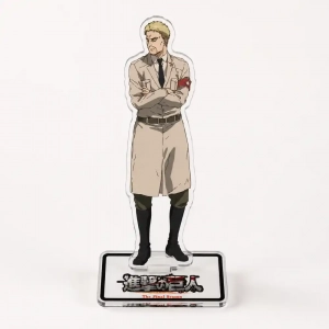 Attack On Titan Character Acrylic Stand Model Plate Anime Desktop Display Collectible Fan Custom Charm Phone Personalized, Keychain, Mô Hình Đứng Standee Anime, In 2 Mặt, Cao 6cm, Trang Trí Decor Bàn Học, Balo