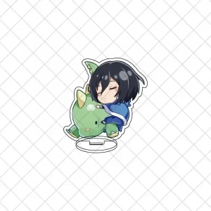 Attack On Titan Eren Jaeger Mikasa Ackerman Acrylic Mini Figure Display Cartoon Stand Custom Charm Phone Personalized, Keychain, Mô Hình Đứng Standee Anime,  In 2 Mặt, Cao 6cm, Trang Trí Decor Bàn Học, Balo