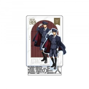 Attack On Titan Eren Levi 1 Acrylic Stand Keychain Prison Uniform Group Tabletop Ornament Custom Charm Phone Personalized, Keychain, Mô Hình Đứng Standee Anime, In 2 Mặt, Cao 6cm, Trang Trí Decor Bàn Học, Balo