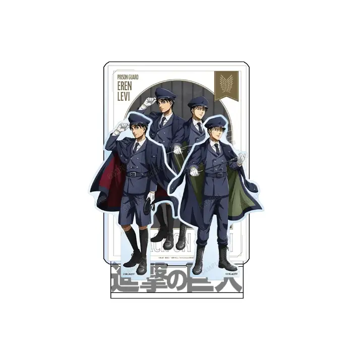 Attack On Titan Eren Levi 1 Acrylic Stand Keychain Prison Uniform Group Tabletop Ornament Custom Charm Phone Personalized, Keychain, Mô Hình Đứng Standee Anime, In 2 Mặt, Cao 6cm, Trang Trí Decor Bàn Học, Balo 3 Attack On Titan Eren Levi 1 Acrylic Stand Keychain Prison Uniform Group Tabletop Ornament Custom Charm Phone Personalized, Keychain, Mô Hình Đứng Standee Anime, In 2 Mặt, Cao 6cm, Trang Trí Decor Bàn Học, Balo - Ảnh 3