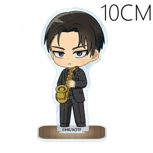 Attack On Titan Eren Levi Hans Erwin Jazz 10&1 Acrylic Stand Keychain 2026 New Anime Stand Custom Charm Phone Personalized, Keychain, Mô Hình Đứng Standee Anime,  In 2 Mặt, Cao 6cm, Trang Trí Decor Bàn Học, Balo