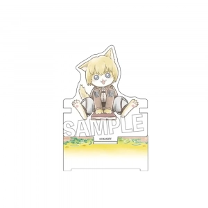 Attack On Titan Eren Yeager Acrylic Stand Keychain Chibi Cat Ears Survey Corps Sitting Custom Charm Phone Personalized, Keychain, Mô Hình Đứng Standee Anime, In 2 Mặt, Cao 6cm, Trang Trí Decor Bàn Học, Balo