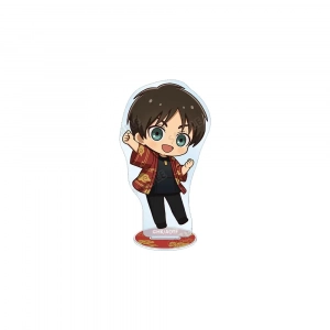 Attack On Titan Eren Yeager Acrylic Stand Keychain Figure Mini Desk Display Ornament Custom Charm Phone Personalized, Keychain, Mô Hình Đứng Standee Anime, In 2 Mặt, Cao 6cm, Trang Trí Decor Bàn Học, Balo