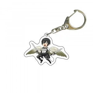 Attack On Titan Founding Titan Eren Acrylic Stand Keychain Skeletal Form Bag Charm Custom Charm Phone Personalized, Keychain, Mô Hình Đứng Standee Anime, In 2 Mặt, Cao 6cm, Trang Trí Decor Bàn Học, Balo