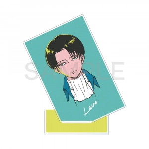 Attack On Titan Levi And Hange 1 Acrylic Stand Keychain Figure Desk Display Ornament Anime Custom Charm Phone Personalized, Keychain, Mô Hình Đứng Standee Anime, In 2 Mặt, Cao 6cm, Trang Trí Decor Bàn Học, Balo