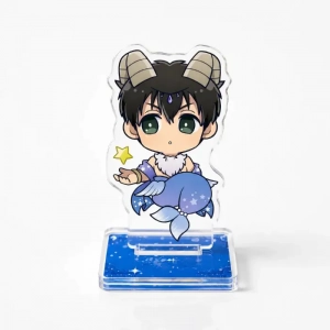 Attack On Titan Q Version Zodiac Acrylic Stand Anime Character Desktop Display Ornament Custom Charm Phone Personalized, Keychain, Mô Hình Đứng Standee Anime, In 2 Mặt, Cao 6cm, Trang Trí Decor Bàn Học, Balo