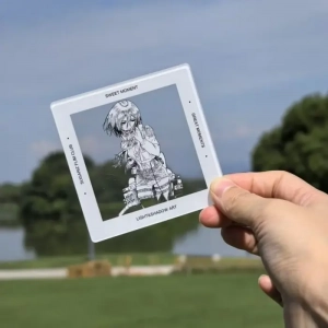 transparent card