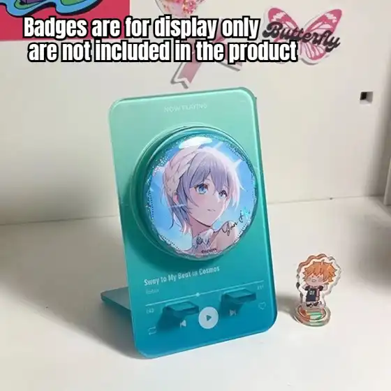 Badge Display Stand Rotating Magnetic Anime Acrylic Badge Holder Deskdecor Colorful Fans Custom Charm Phone Personalized, Keychain, Mô Hình Đứng Standee Anime, In 2 Mặt, Cao 6cm, Trang Trí Decor Bàn Học, Balo 1 Badge Display Stand Rotating Magnetic Anime Acrylic Badge Holder Deskdecor Colorful Fans Custom Charm Phone Personalized, Keychain, Mô Hình Đứng Standee Anime, In 2 Mặt, Cao 6cm, Trang Trí Decor Bàn Học, Balo