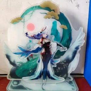Big Game Impact Original Chinese Ink Painting Style Acrylic Figure Stand Shenhe Stand Mô Hình Đứng Standee Anime, In 2 Mặt, Cao 6cm, Trang Trí Decor Bàn Học