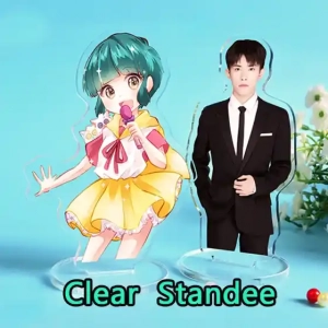 Big Szie Anime Clear Custom Acrylic Stand Game Cartoon Model Plate Desk Decor Personalized Custom Charm Phone Personalized, Keychain, Mô Hình Đứng Standee Anime, In 2 Mặt, Cao 6cm, Trang Trí Decor Bàn Học, Balo
