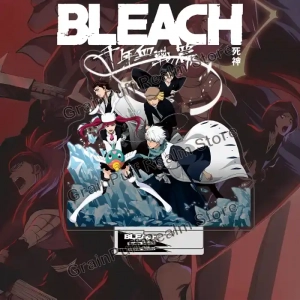Bleach Classic Acrylic Stand – 10th Anniversary Edition, Ichigo, Rukia, Aizen, Toshiro, Custom Charm Phone Personalized, Keychain, Mô Hình Đứng Standee Anime, In 2 Mặt, Cao 6cm, Trang Trí Decor Bàn Học, Balo