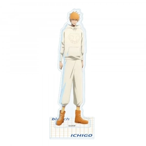 Bleach Ichigo Kurosaki 1 Acrylic Stand Keychain Figure Desk Display Ornament Anime Fan Custom Charm Phone Personalized, Keychain, Mô Hình Đứng Standee Anime, In 2 Mặt, Cao 6cm, Trang Trí Decor Bàn Học, Balo