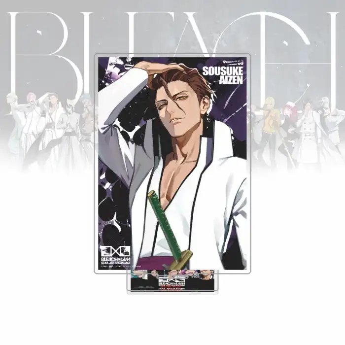 Bleach X Soul Art Acrylic Stand, Sousuke Aizen Gin Ichimaru Unohana Figure, Thousand Year Custom Charm Phone Personalized, Keychain, Mô Hình Đứng Standee Anime, In 2 Mặt, Cao 6cm, Trang Trí Decor Bàn Học, Balo 2 Bleach X Soul Art Acrylic Stand, Sousuke Aizen Gin Ichimaru Unohana Figure, Thousand Year Custom Charm Phone Personalized, Keychain, Mô Hình Đứng Standee Anime, In 2 Mặt, Cao 6cm, Trang Trí Decor Bàn Học, Balo - Ảnh 2