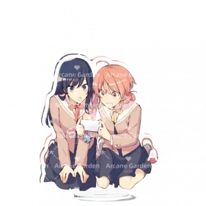 Bloom Into You Koito Yuu Nanami Keychain Double Sided Acrylic Standee Yuri Anime Dorm Table Custom Charm Phone Personalized, Keychain, Mô Hình Đứng Standee Anime,  In 2 Mặt, Cao 6cm, Trang Trí Decor Bàn Học, Balo