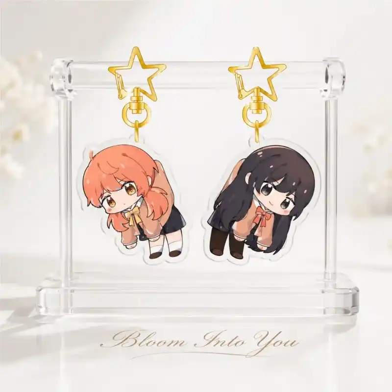 Bloom Into You Koito Yuu Nanami Touko Double Sided Keychain Large Acrylic Standee Campus Girl Custom Charm Phone Personalized, Keychain, Mô Hình Đứng Standee Anime, In 2 Mặt, Cao 6cm, Trang Trí Decor Bàn Học, Balo 2 Bloom Into You Koito Yuu Nanami Touko Double Sided Keychain Large Acrylic Standee Campus Girl Custom Charm Phone Personalized, Keychain, Mô Hình Đứng Standee Anime, In 2 Mặt, Cao 6cm, Trang Trí Decor Bàn Học, Balo - Ảnh 2