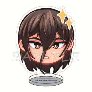 Blue Lock Chibi Head Portrait Acrylic Stand Figures Keychain Anime Desktop Tabletop Custom Charm Phone Personalized, Keychain, Mô Hình Đứng Standee Anime,  In 2 Mặt, Cao 6cm, Trang Trí Decor Bàn Học, Balo