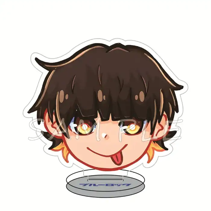 Blue Lock Chibi Head Portrait Acrylic Stand Figures Keychain Anime Desktop Tabletop Custom Charm Phone Personalized, Keychain, Mô Hình Đứng Standee Anime, In 2 Mặt, Cao 6cm, Trang Trí Decor Bàn Học, Balo 3 Blue Lock Chibi Head Portrait Acrylic Stand Figures Keychain Anime Desktop Tabletop Custom Charm Phone Personalized, Keychain, Mô Hình Đứng Standee Anime, In 2 Mặt, Cao 6cm, Trang Trí Decor Bàn Học, Balo - Ảnh 3