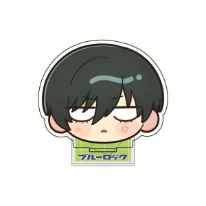 Blue Lock Isagi Yoichi Meguru Bachira Avatar Anime Acrylic Figure Display Mini Stand Model Custom Charm Phone Personalized, Keychain, Mô Hình Đứng Standee Anime,  In 2 Mặt, Cao 6cm, Trang Trí Decor Bàn Học, Balo