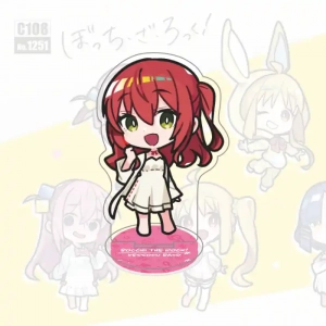Bocchi The Rock Acrylic Stand Cute Anime Chibi Figure Gotoh Hitori Nijika Ryo Kita Bunny Custom Charm Phone Personalized, Keychain, Mô Hình Đứng Standee Anime, In 2 Mặt, Cao 6cm, Trang Trí Decor Bàn Học, Balo