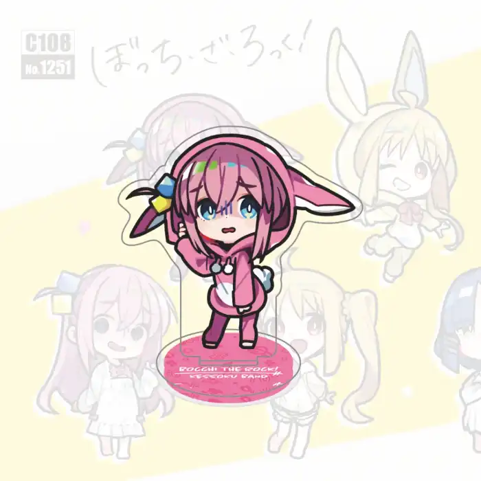 Bocchi The Rock Acrylic Stand Cute Anime Chibi Figure Gotoh Hitori Nijika Ryo Kita Bunny Custom Charm Phone Personalized, Keychain, Mô Hình Đứng Standee Anime, In 2 Mặt, Cao 6cm, Trang Trí Decor Bàn Học, Balo 2 Bocchi The Rock Acrylic Stand Cute Anime Chibi Figure Gotoh Hitori Nijika Ryo Kita Bunny Custom Charm Phone Personalized, Keychain, Mô Hình Đứng Standee Anime, In 2 Mặt, Cao 6cm, Trang Trí Decor Bàn Học, Balo - Ảnh 2