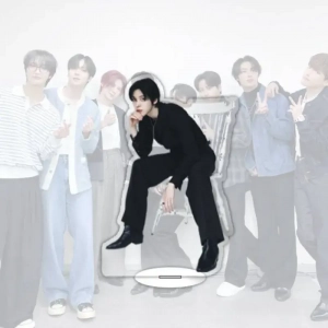 Boy Idol Star Ashes To Light New Album Stand Model Plate Acrylic Fans Desk Decor Fans Kids Custom Charm Phone Personalized, Keychain, Mô Hình Đứng Standee Anime, In 2 Mặt, Cao 6cm, Trang Trí Decor Bàn Học, Balo