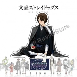 Bungo Stray Dogs Sitting Pose Acrylic Stand Figure Set | Dazai Chuya Akutagawa Fyodor Desk Custom Charm Phone Personalized, Keychain, Mô Hình Đứng Standee Anime,  In 2 Mặt, Cao 6cm, Trang Trí Decor Bàn Học, Balo