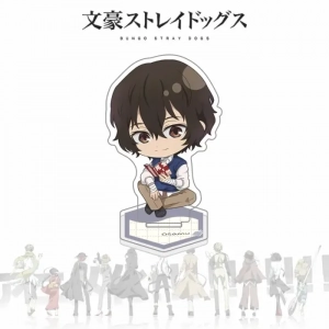 Bungou Stray Dogs Acrylic Stand, Osamu Dazai Chuya Nakahara Chibi Reading Figure, Cute Custom Charm Phone Personalized, Keychain, Mô Hình Đứng Standee Anime, In 2 Mặt, Cao 6cm, Trang Trí Decor Bàn Học, Balo