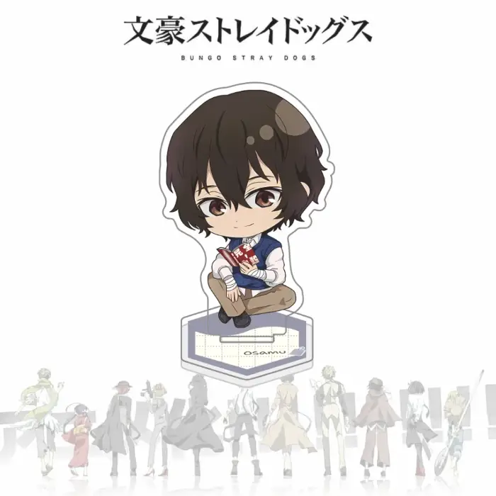 Bungou Stray Dogs Acrylic Stand, Osamu Dazai Chuya Nakahara Chibi Reading Figure, Cute Custom Charm Phone Personalized, Keychain, Mô Hình Đứng Standee Anime, In 2 Mặt, Cao 6cm, Trang Trí Decor Bàn Học, Balo 1 Bungou Stray Dogs Acrylic Stand, Osamu Dazai Chuya Nakahara Chibi Reading Figure, Cute Custom Charm Phone Personalized, Keychain, Mô Hình Đứng Standee Anime, In 2 Mặt, Cao 6cm, Trang Trí Decor Bàn Học, Balo