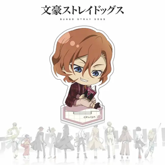 Bungou Stray Dogs Acrylic Stand, Osamu Dazai Chuya Nakahara Chibi Reading Figure, Cute Custom Charm Phone Personalized, Keychain, Mô Hình Đứng Standee Anime, In 2 Mặt, Cao 6cm, Trang Trí Decor Bàn Học, Balo 10 Bungou Stray Dogs Acrylic Stand, Osamu Dazai Chuya Nakahara Chibi Reading Figure, Cute Custom Charm Phone Personalized, Keychain, Mô Hình Đứng Standee Anime, In 2 Mặt, Cao 6cm, Trang Trí Decor Bàn Học, Balo - Ảnh 10