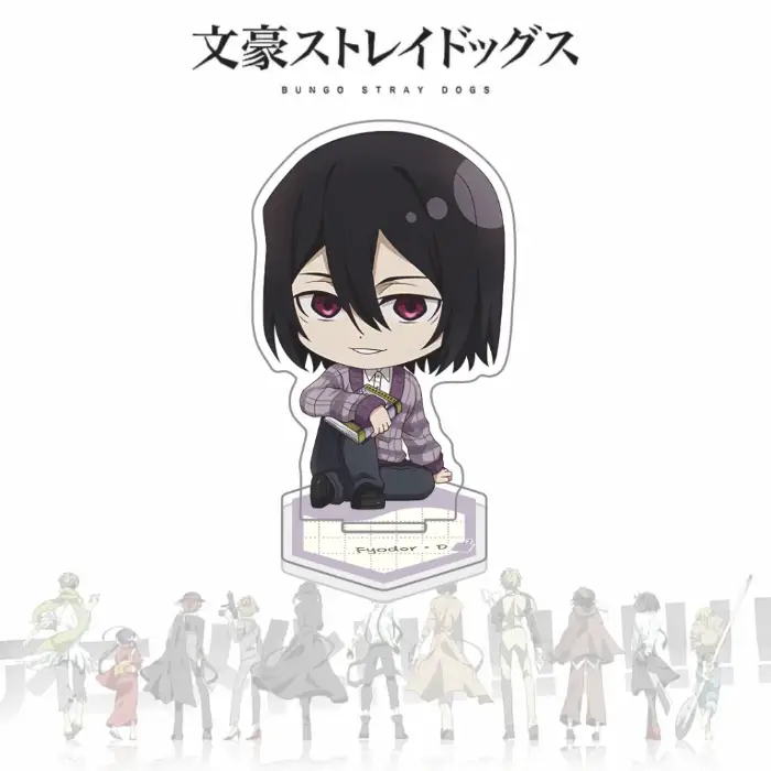 Bungou Stray Dogs Acrylic Stand, Osamu Dazai Chuya Nakahara Chibi Reading Figure, Cute Custom Charm Phone Personalized, Keychain, Mô Hình Đứng Standee Anime, In 2 Mặt, Cao 6cm, Trang Trí Decor Bàn Học, Balo 2 Bungou Stray Dogs Acrylic Stand, Osamu Dazai Chuya Nakahara Chibi Reading Figure, Cute Custom Charm Phone Personalized, Keychain, Mô Hình Đứng Standee Anime, In 2 Mặt, Cao 6cm, Trang Trí Decor Bàn Học, Balo - Ảnh 2