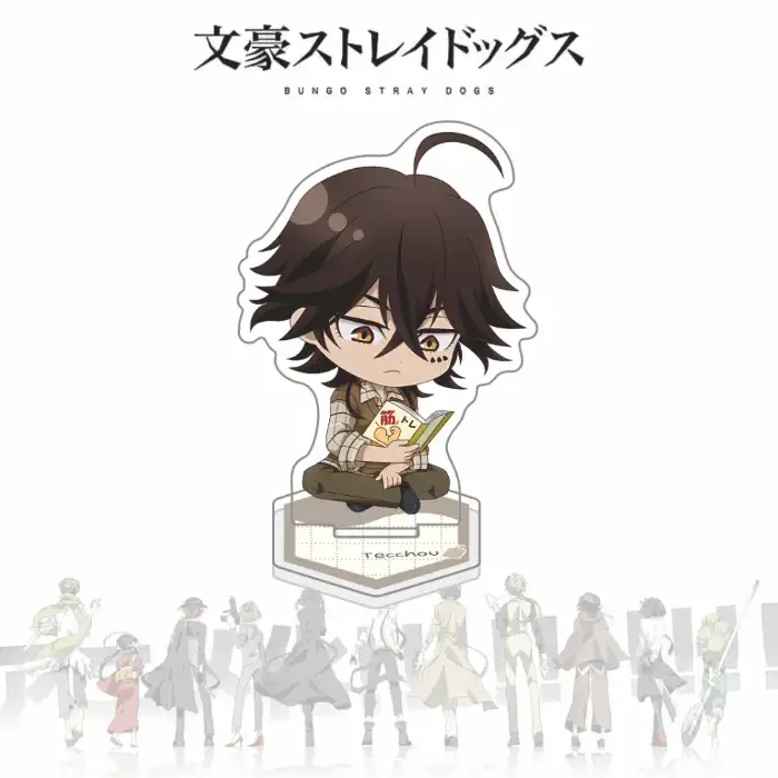 Bungou Stray Dogs Acrylic Stand, Osamu Dazai Chuya Nakahara Chibi Reading Figure, Cute Custom Charm Phone Personalized, Keychain, Mô Hình Đứng Standee Anime, In 2 Mặt, Cao 6cm, Trang Trí Decor Bàn Học, Balo 3 Bungou Stray Dogs Acrylic Stand, Osamu Dazai Chuya Nakahara Chibi Reading Figure, Cute Custom Charm Phone Personalized, Keychain, Mô Hình Đứng Standee Anime, In 2 Mặt, Cao 6cm, Trang Trí Decor Bàn Học, Balo - Ảnh 3