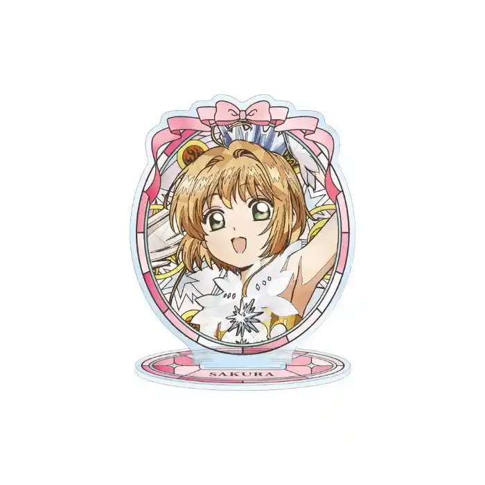 Cardcaptor Sakura Kinomoto Sakura Acrylic Stand Keychain Stained Glass Style Anime Custom Charm Phone Personalized, Keychain, Mô Hình Đứng Standee Anime, In 2 Mặt, Cao 6cm, Trang Trí Decor Bàn Học, Balo 2 Cardcaptor Sakura Kinomoto Sakura Acrylic Stand Keychain Stained Glass Style Anime Custom Charm Phone Personalized, Keychain, Mô Hình Đứng Standee Anime, In 2 Mặt, Cao 6cm, Trang Trí Decor Bàn Học, Balo - Ảnh 2