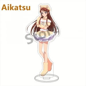 Cartoon Anime Figure Aikatsu Hoshimiya Ichigo Acrylic Stand Sign Collect Model Girl Ornaments Custom Charm Phone Personalized, Keychain, Mô Hình Đứng Standee Anime, In 2 Mặt, Cao 6cm, Trang Trí Decor Bàn Học, Balo