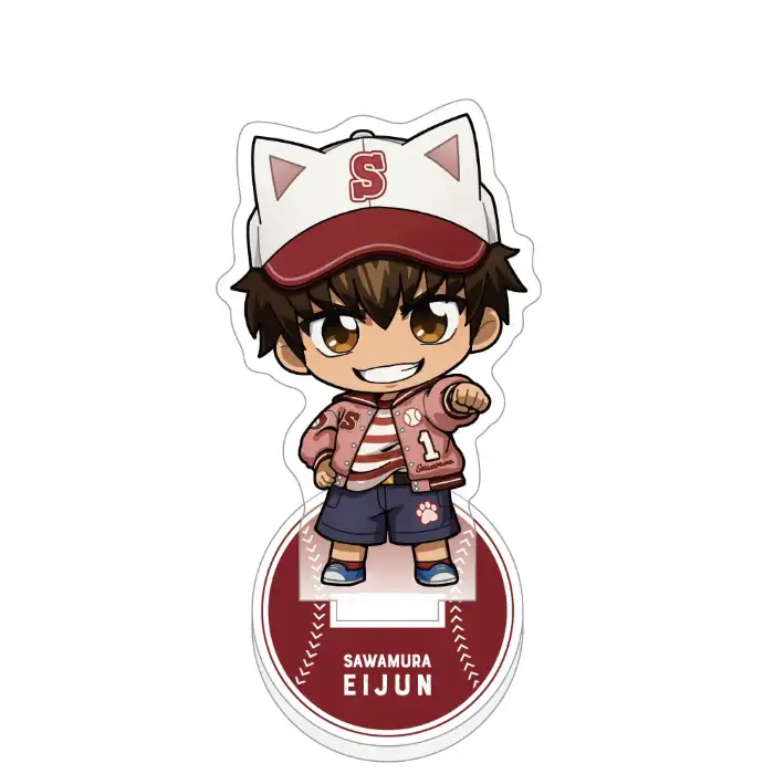 Ce Of Diamond Acrylic Stand Figure, Chibi Cat Ears Series, Eijun Sawamura Kazuya Miyuki Custom Charm Phone Personalized, Keychain, Mô Hình Đứng Standee Anime, In 2 Mặt, Cao 6cm, Trang Trí Decor Bàn Học, Balo 2 Ce Of Diamond Acrylic Stand Figure, Chibi Cat Ears Series, Eijun Sawamura Kazuya Miyuki Custom Charm Phone Personalized, Keychain, Mô Hình Đứng Standee Anime, In 2 Mặt, Cao 6cm, Trang Trí Decor Bàn Học, Balo - Ảnh 2