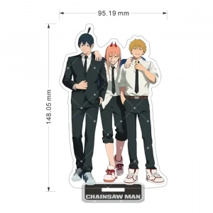 Chainsaw Man Acrylic Stand Figure Denji Reze Makima Power Hayakawa Aki Anime Model Plate Custom Charm Phone Personalized, Keychain, Mô Hình Đứng Standee Anime, In 2 Mặt, Cao 6cm, Trang Trí Decor Bàn Học, Balo