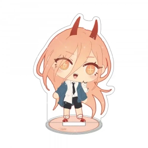 Chainsaw Man Chibi Acrylic Stand Figure Cute Denji Power Reze Angel Anime Desktop Display Custom Charm Phone Personalized, Keychain, Mô Hình Đứng Standee Anime, In 2 Mặt, Cao 6cm, Trang Trí Decor Bàn Học, Balo