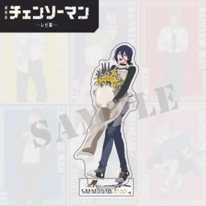 Chainsaw Man Reze Arc Opening Acrylic Stand, Denji Reze Aki Makima Power Angel Figure Custom Charm Phone Personalized, Keychain, Mô Hình Đứng Standee Anime,  In 2 Mặt, Cao 6cm, Trang Trí Decor Bàn Học, Balo