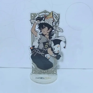 Charm Anime 1 Witch Hat Atelier Keychain Acrylic Stand Model Cosplay Characters Ornament Custom Charm Phone Personalized, Keychain, Mô Hình Đứng Standee Anime, In 2 Mặt, Cao 6cm, Trang Trí Decor Bàn Học, Balo