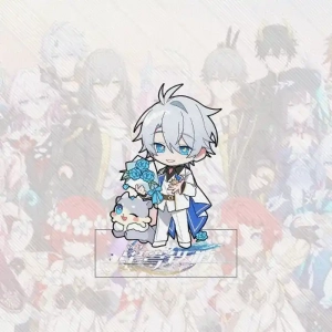 Charm Anime Honkai: Star Rail Acrylic Stand Model Cosplay Characters Ornament Custom Charm Phone Personalized, Keychain, Mô Hình Đứng Standee Anime,  In 2 Mặt, Cao 6cm, Trang Trí Decor Bàn Học, Balo