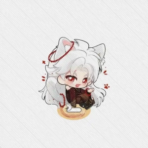 Charm Anime Love And Deepspace Acrylic Keychain Stand Model Cosplay Characters Ornament Custom Charm Phone Personalized, Keychain, Mô Hình Đứng Standee Anime,  In 2 Mặt, Cao 6cm, Trang Trí Decor Bàn Học, Balo
